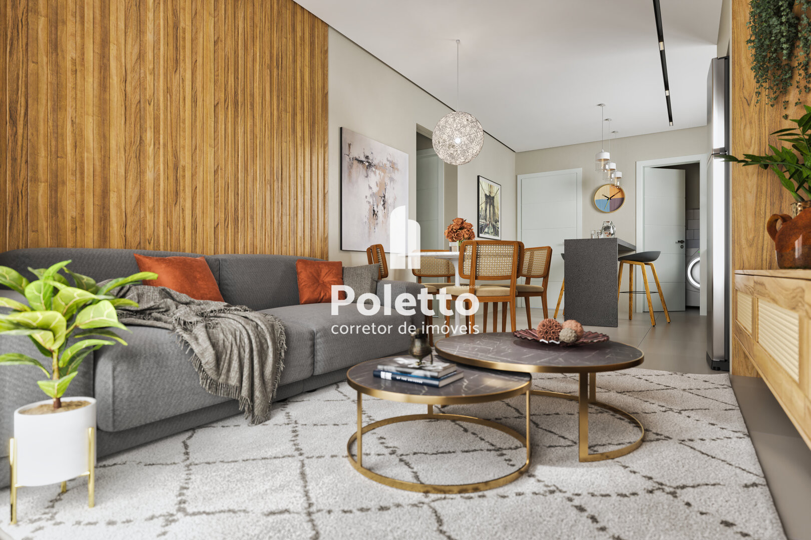 Apartamento na planta com 02 dormitórios - Ed. Bento Residence — Miniatura 2
