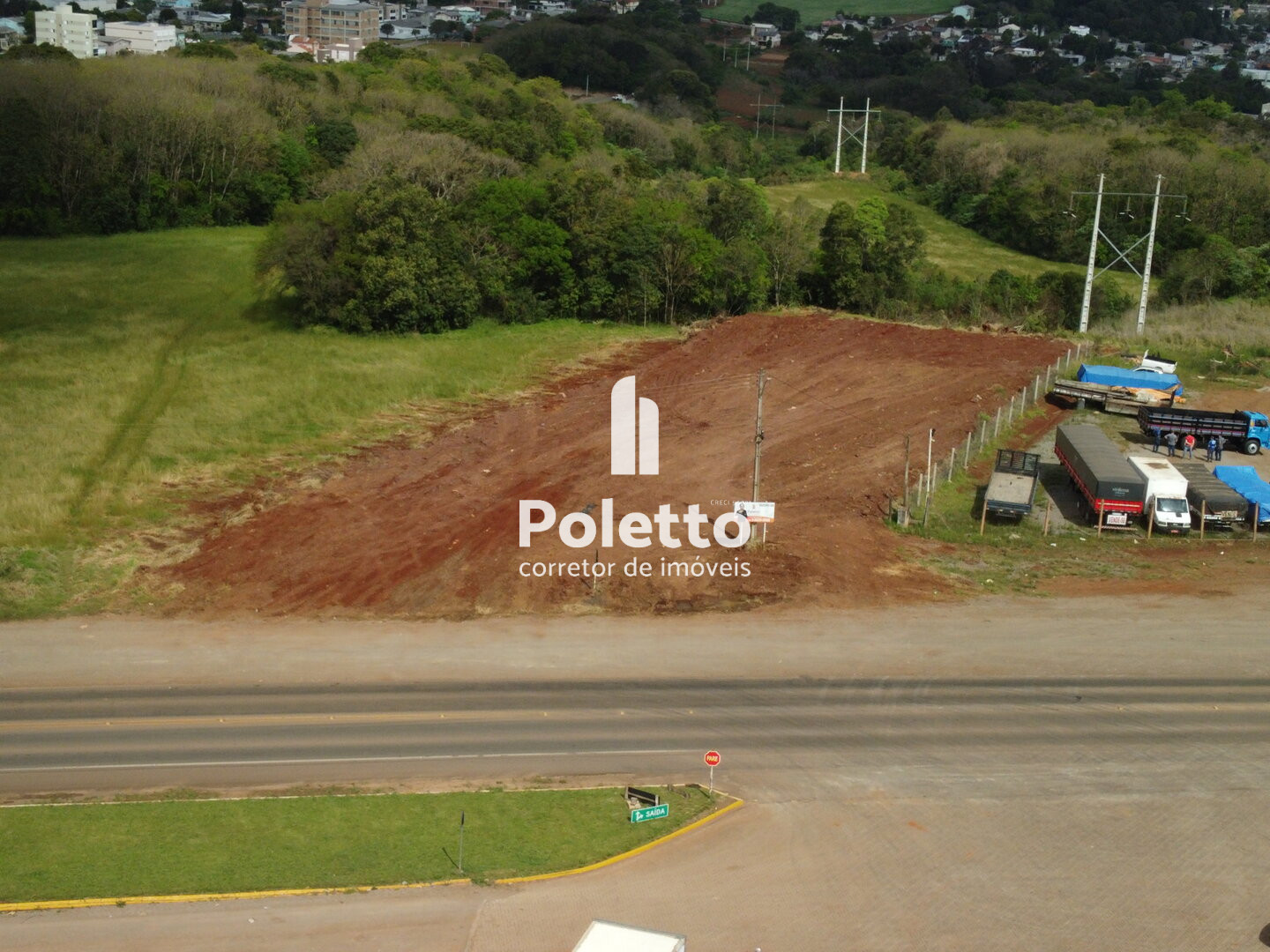 Vende-se terreno na perimetral de Marau, em Frente o Posto Cotramar — Miniatura 4