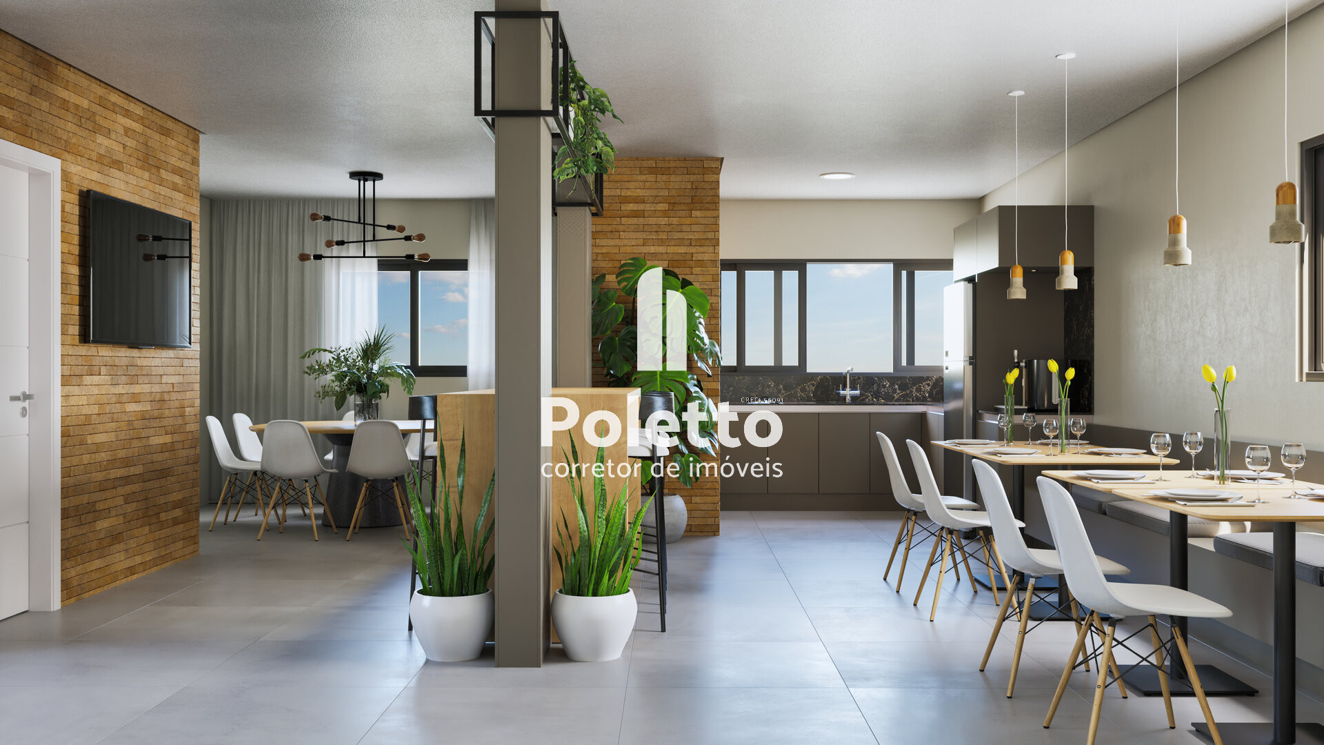 Apartamento na planta com 02 dormitórios - Ed. Bento Residence — Miniatura 3