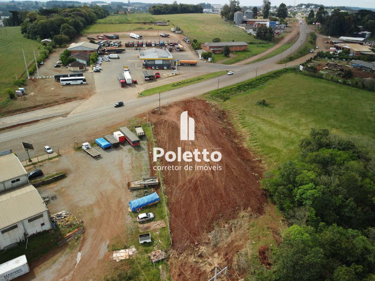 Vende-se terreno na perimetral de Marau, em Frente o Posto Cotramar — Miniatura 3