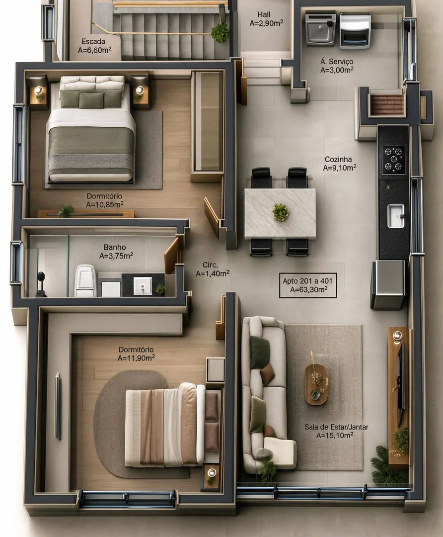Comprar - Apartamento