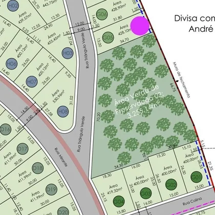 TERRENO COM 428,10M² NO CONDOMÍNIO LAGOA PARK RESIDENCE