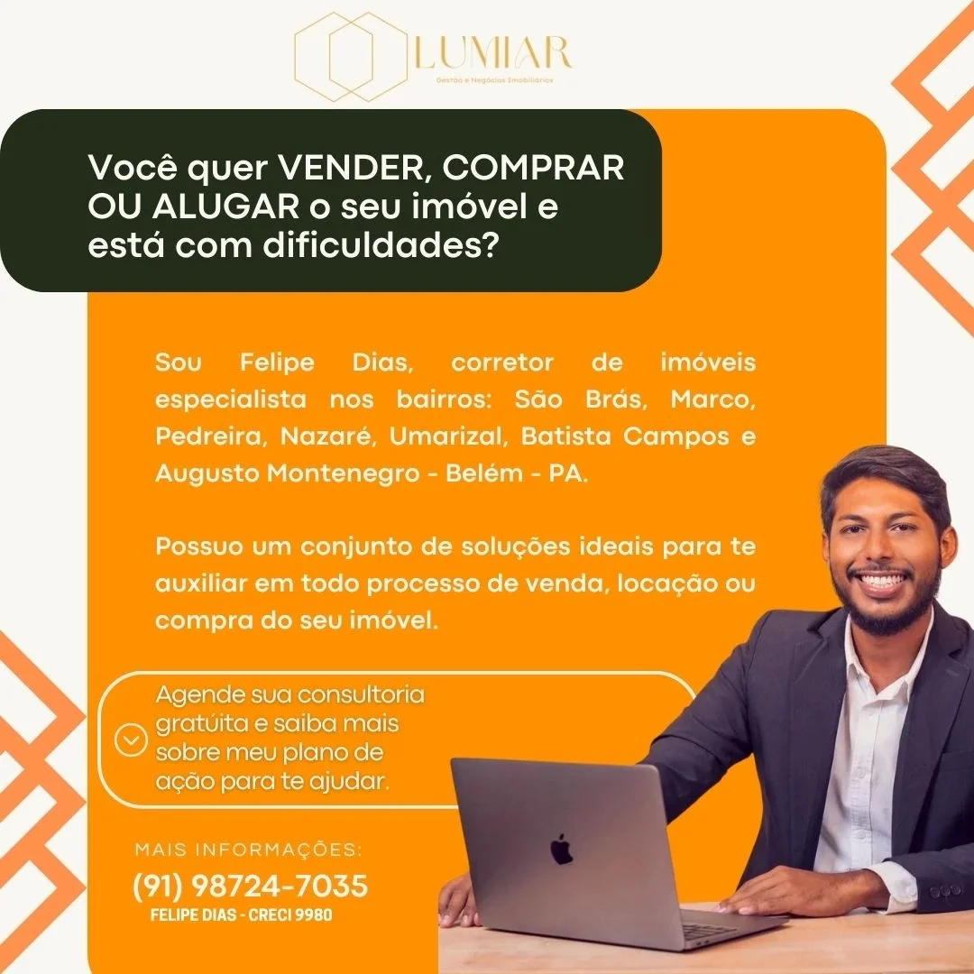 Apartamento 2 Suítes para Alugar em Cremação, Belém — Miniatura 3