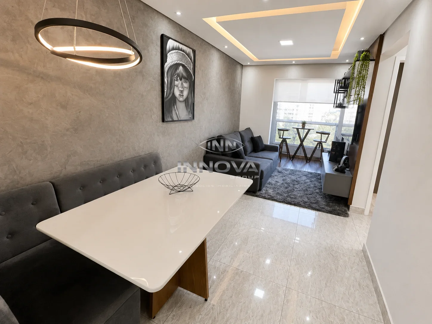 Apartamento mobiliado para aluguel, 52m² com 2 dormitórios, sacada, vaga e lazer no Jd Roberto, Osasco — Miniatura 4