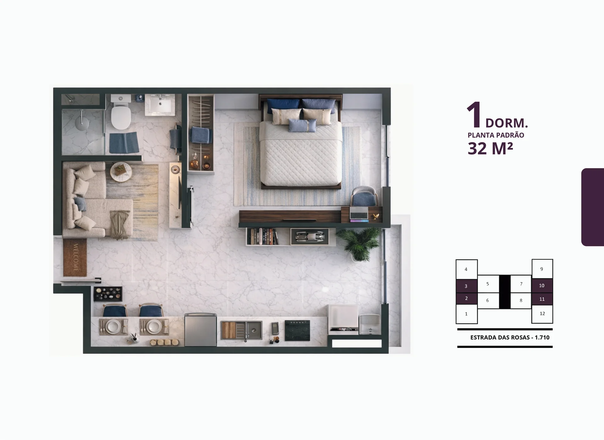 Apartamento em obras de 35 a 42m², 1 e 2 dormitórios, com sacada, opção de vaga no Santa Maria, Osasco — Miniatura 9