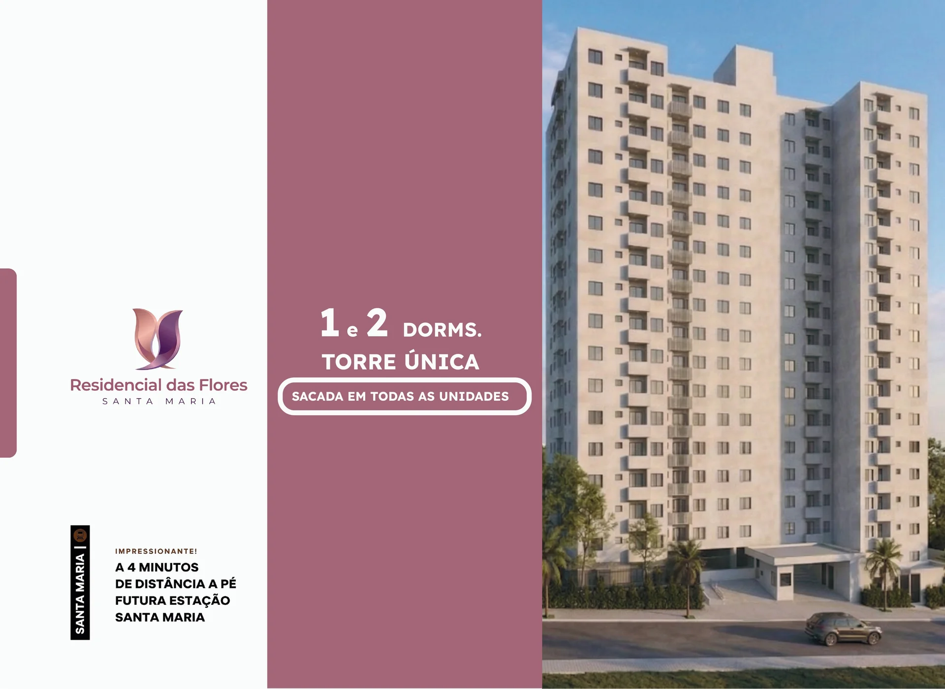 Apartamento em obras de 35 a 42m², 1 e 2 dormitórios, com sacada, opção de vaga no Santa Maria, Osasco — Miniatura 3