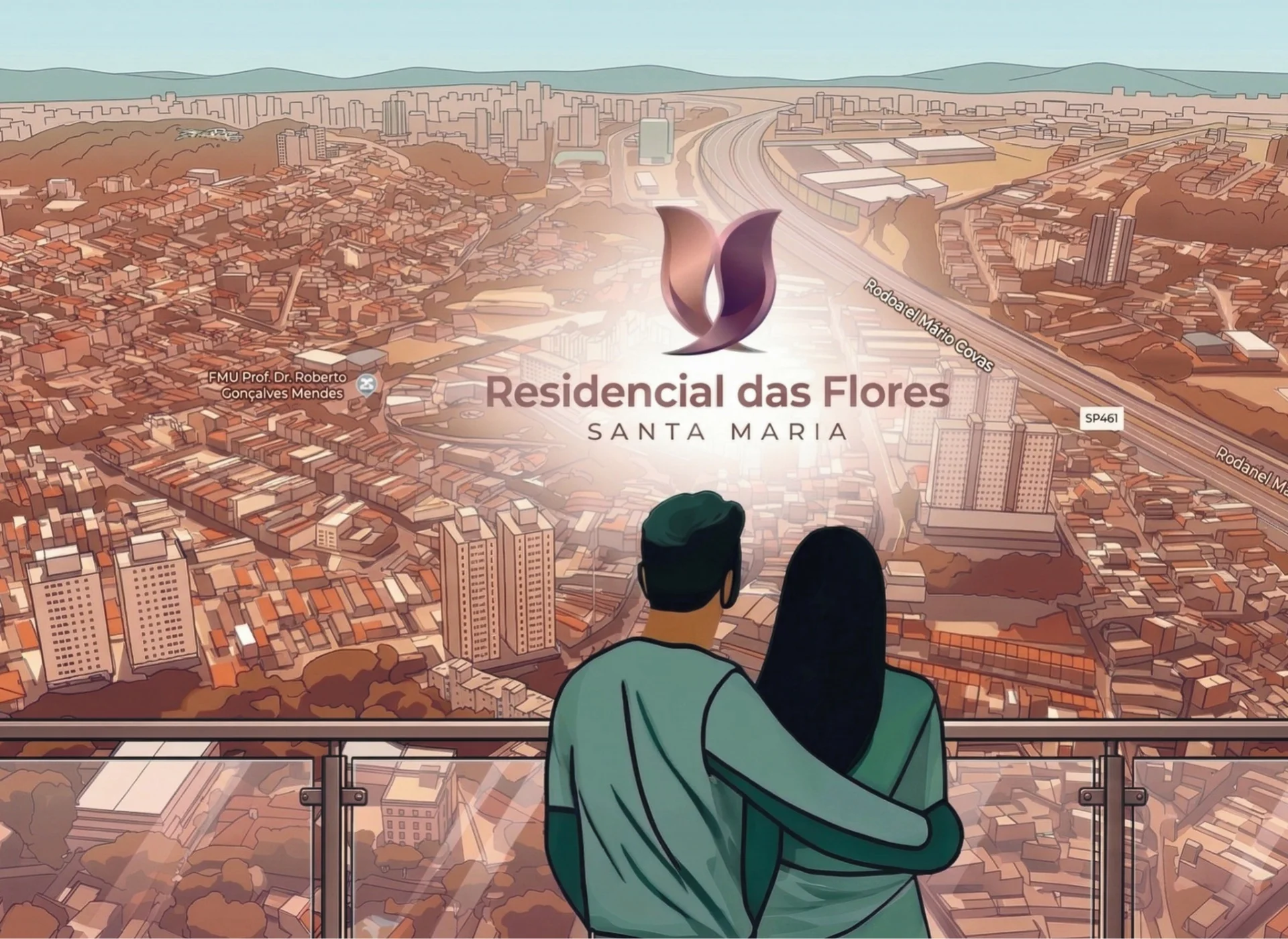 Apartamento em obras de 35 a 42m², 1 e 2 dormitórios, com sacada, opção de vaga no Santa Maria, Osasco