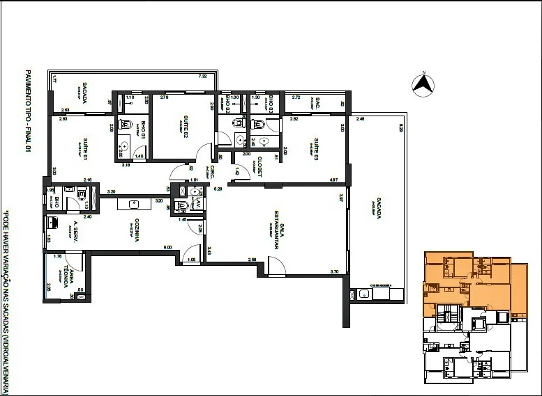 Apartamento 3 Suítes à Venda em São Brás, Belém — Miniatura 23